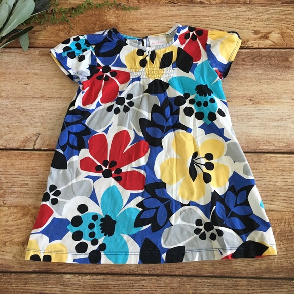 Hanna Andersson Other - Hanna Andersson bold floral 110 Dress/tunic